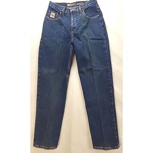 Cruel Girl Sz 9 Short Relaxed Fit Straight Leg Mid Rise Dk Wash Mom Jeans 28x31